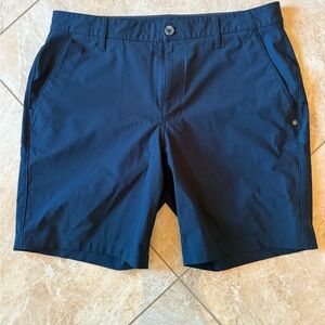 Vuori men’s Meta shorts, navy blue, size 34, never worn.